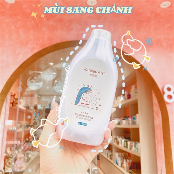 Sữa tắm nước hoa dưỡng ẩm trắng da mềm mịn  JOEEYLOVES 500ML Yesnow