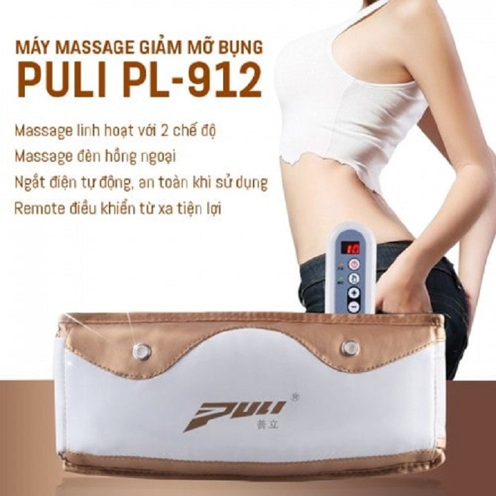 Máy Massage Giảm Mỡ Bụng - Puli PL-912 Hàn Quốc