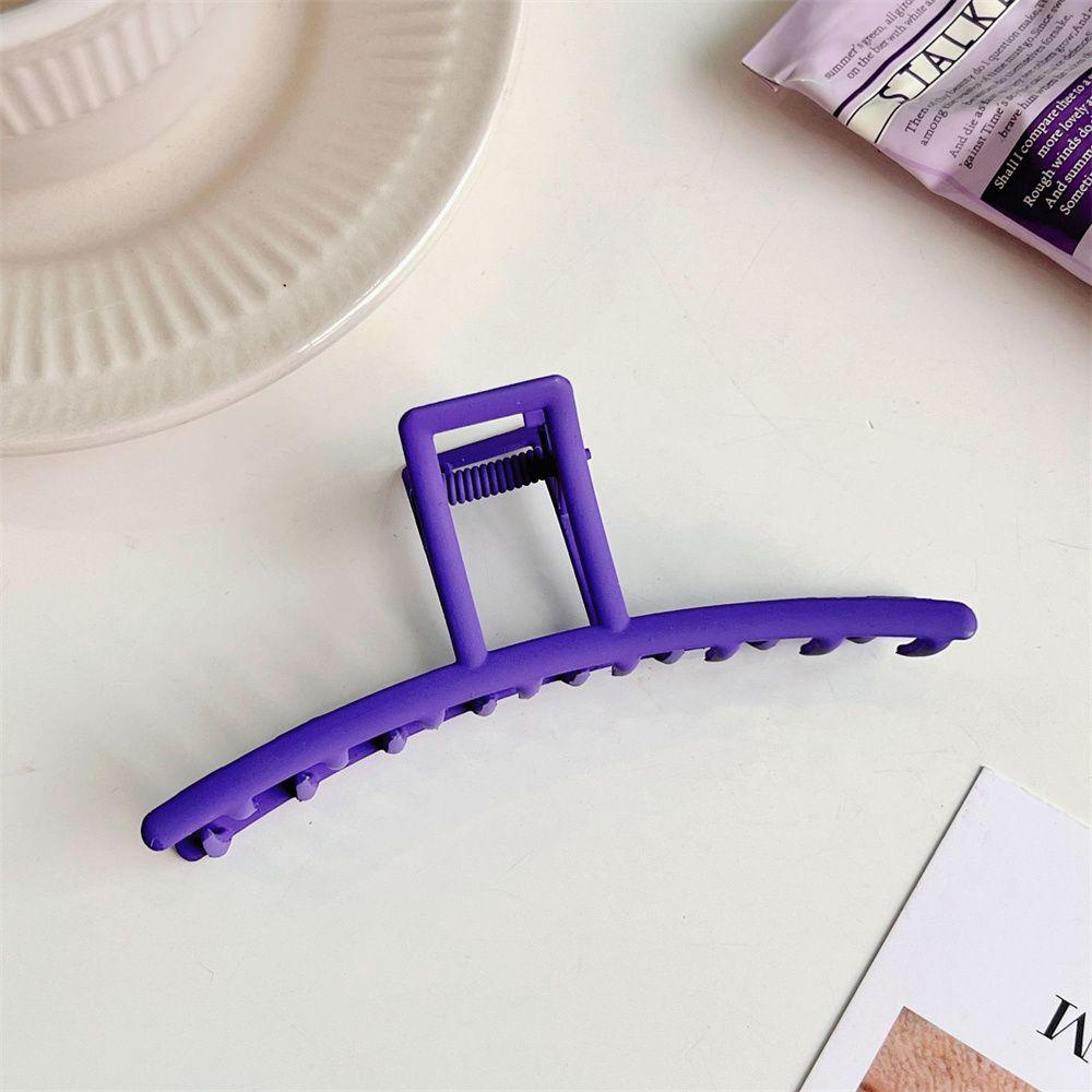 Kẹp Tóc Kim Loại Thiết Kế Hình Học Màu Tím Thanh Lịch