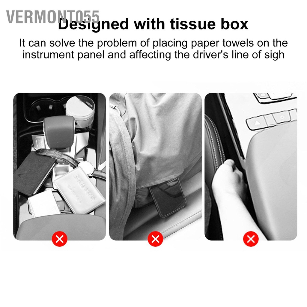 Có thể bán buôn Hộp Đựng Khăn Giấy 3 Trong 1 Gắn Khe Hở Ghế Ngồi Xe Hơi SUV Offroad vermont055 Hàng giao ngay