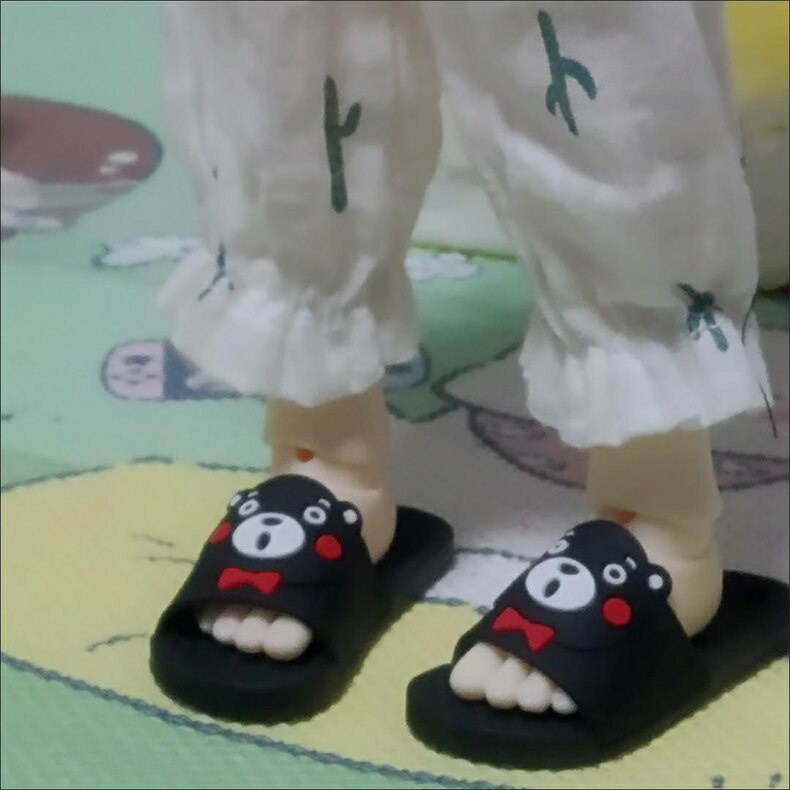 Giày Búp Bê bjd 5.5x2cm Tỉ Lệ 1 / 6 Xinh Xắn