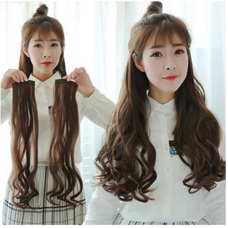 Tóc Giả Kẹp Xoăn Nhỏ làm dày tóc (1 cặp/ 2 cái)