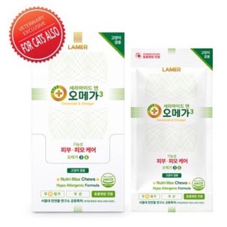 THỨC ĂN VẶT CHO CHÓ MÈO LAMER CERAMIDE &amp; OMEGA 3 - 300g