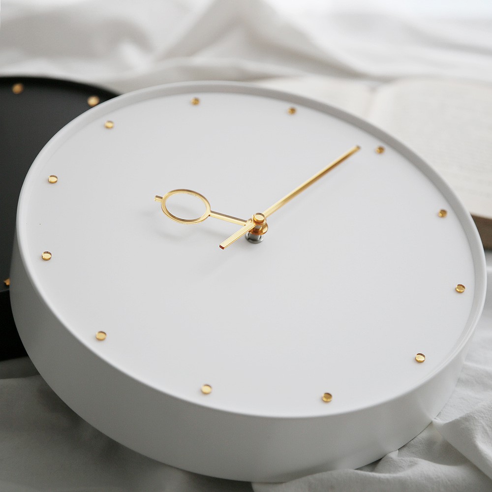 Đồng hồ treo tường, đồng hồ trang trí decor nhà cửa Gold Lucky wall clock - P0000BAV