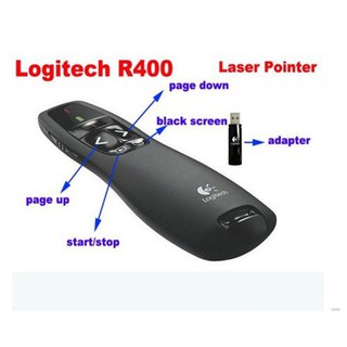 BÚT TRÌNH CHIẾU LASER LOGITECH R400 LASER POINTER WIRELESS
