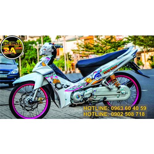 Tem xe sirius turbo bao chất bao đẹp