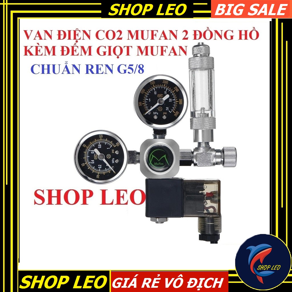 Bình Co2 (3Kg) Full Bộ Van Điện- Trọn bộ bình CO2 MT3 (3kg) - phụ kiện thủy sinh - shopleo