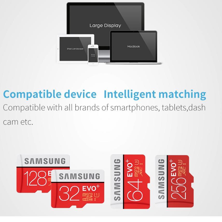 Thẻ Nhớ Samsung Micro Sd Tf Class10 32gb 64gb 128gb 256gb 512gb | BigBuy360 - bigbuy360.vn