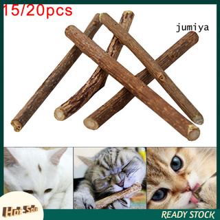 Set 15 / 20 Thanh Gỗ Nhai Gặm Làm Sạch Răng Cho Thú Cưng