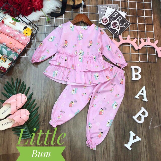 Set 5 bộ pijama cho bé