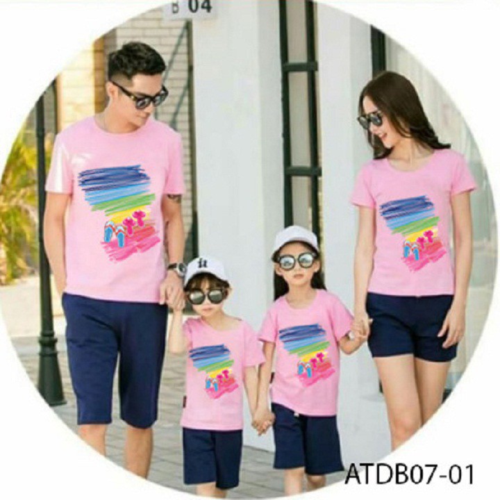 ÁO THUN ĐI BIỂN CHO GIA ĐÌNH HAY NHÓM IN HỌA TIẾT VẾT GẠCH 7 MÀU SIÊU HOT ĐỦ MÀU ĐỦ SIZE - ATDB07