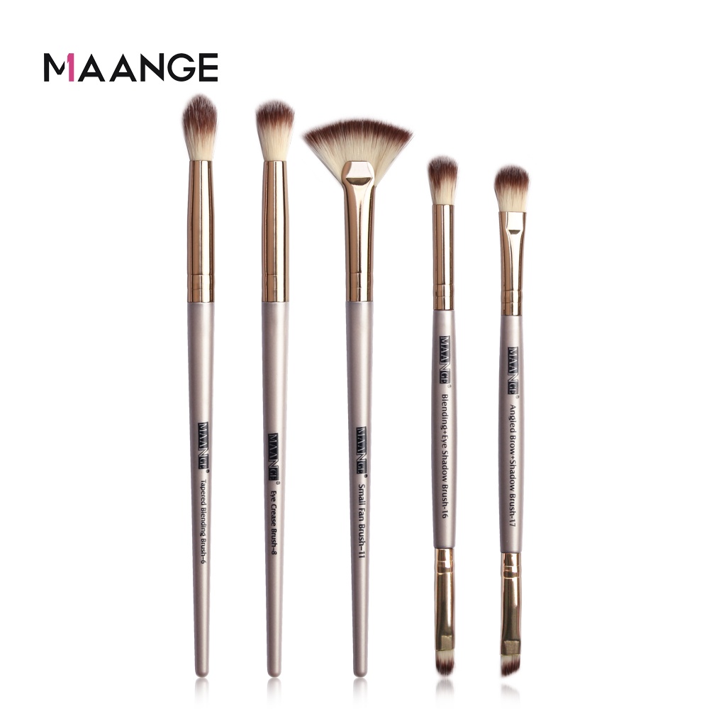 Bộ 5 cọ trang điểm MAGEFY đa năng cao cấp chuyên dụng