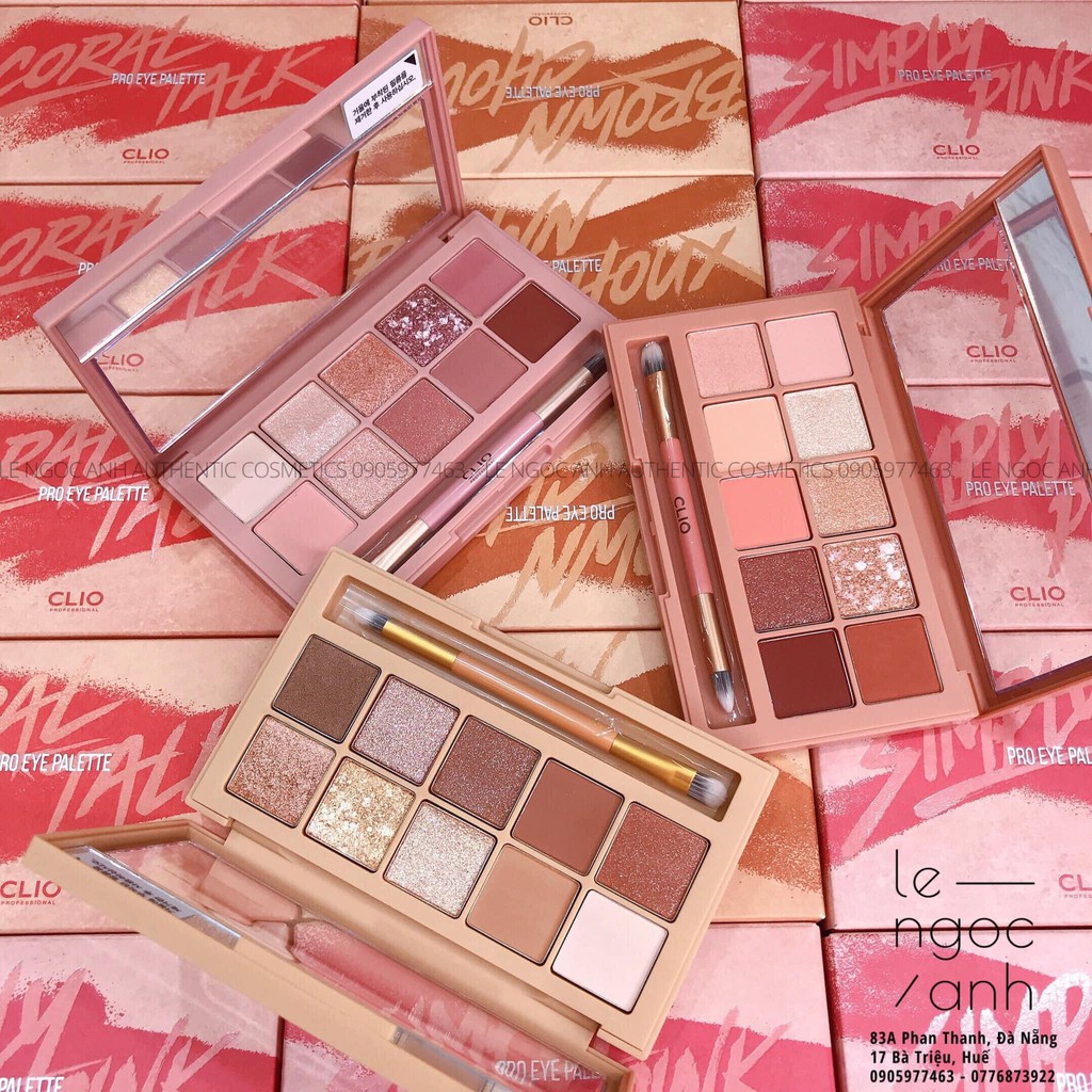 Các Bảng phấn mắt Clio Eye Palette