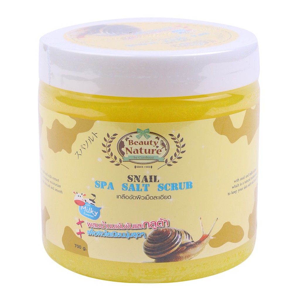 Muối Tắm Cao Cấp Beauty Nature By Carebeau Spa Salt Scrub 700g