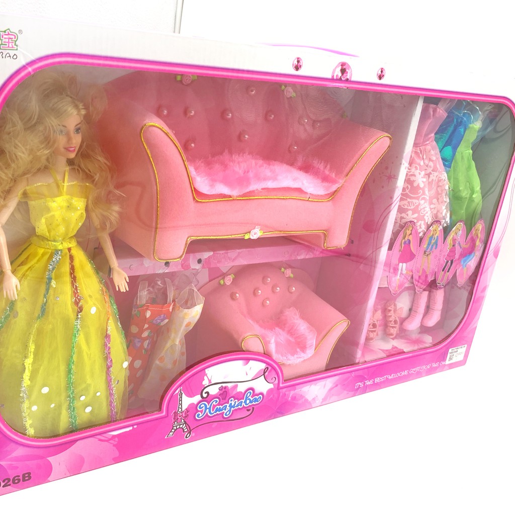 Búp Bê Barbie Thời Trang Và Bộ Phụ Kiện, Váy Đầm Búp Bê