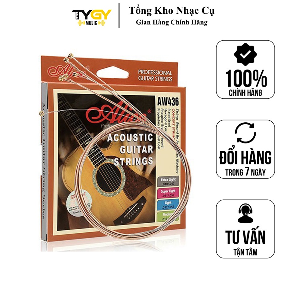 Dây Đàn Guitar Acoustic Alice AW436