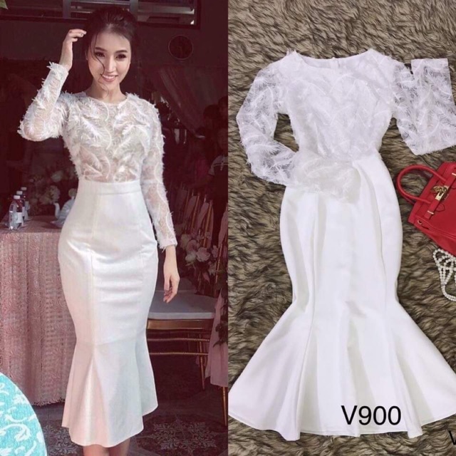 Váy ren đuôi cá cao cấp