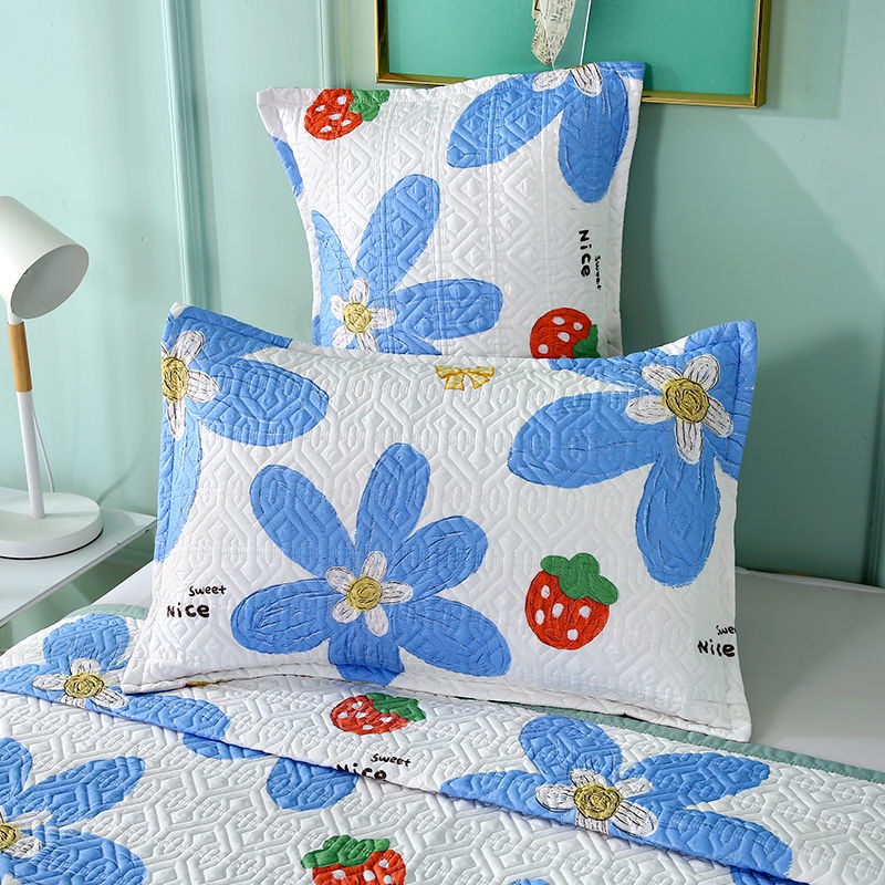 Cặp Vỏ Gối Bằng Cotton Dày Dặn Kích Thước 48 * 74cm Có Thể Tháo Rời Và Giặt Rửa
