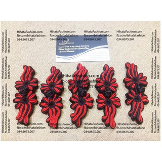 Set 05 Bộ Khuy tàu, khuy hoa, nút thắt M06 xườn xám, áo phật tử Xưởng may Hihata Decor