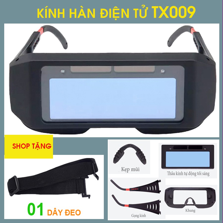 Kính Hàn Điện Tử Cao Cấp TX-009 - CHÍNH HÃNG - ĐỘ NHẠY CAO