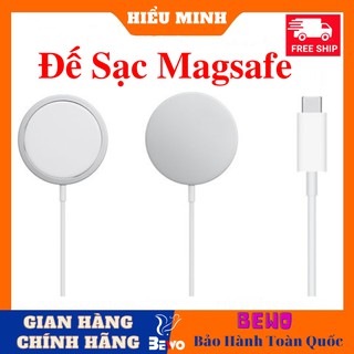 Đế sạc nhanh không dây iphone, có nam châm , Magsafe 15W, ip 12 / 12 Mini / 12 Pro / 12 Pro Max