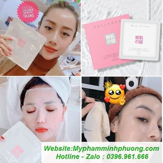 Mặt nạ collagen trắng da rwine beauty collagen mask
