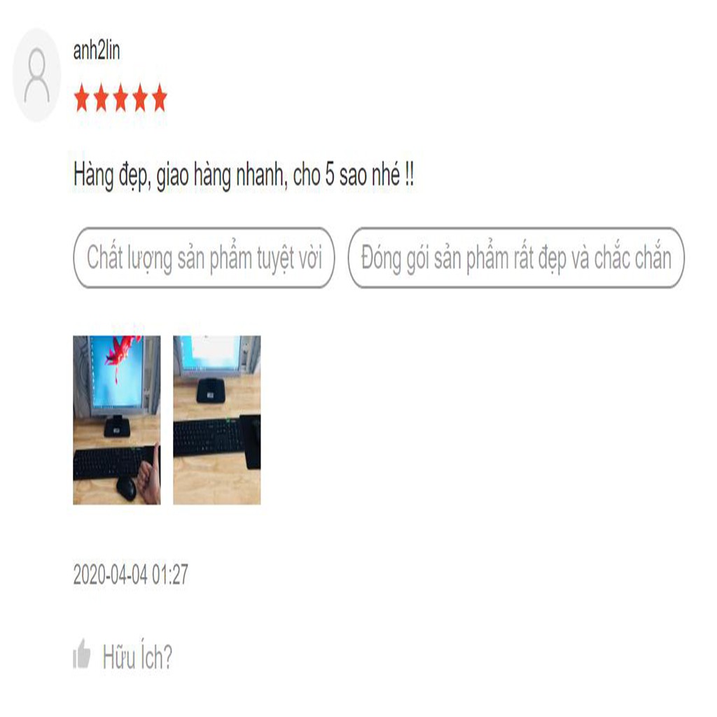 Bộ Bàn Phím Chuột Không Dây Fuhlen A120G Chính Hãng