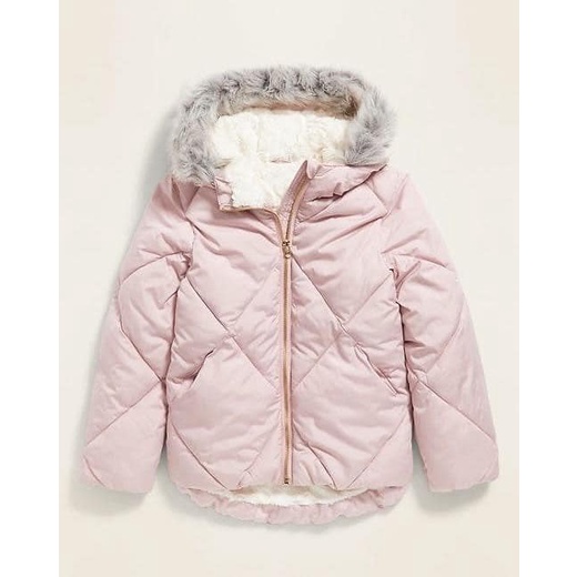 Áo phao lót lông Old Navy mũ lông cực ấm áp cho các bé