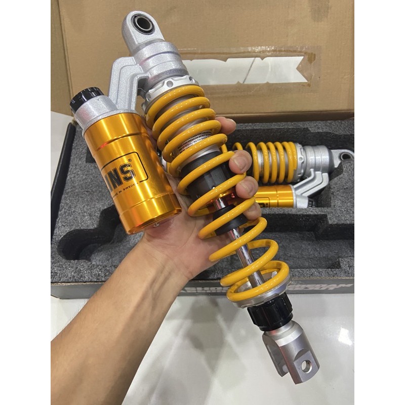 phuộc kiểu ohlins xe air blade, xe AB, SH ý bình dầu trên