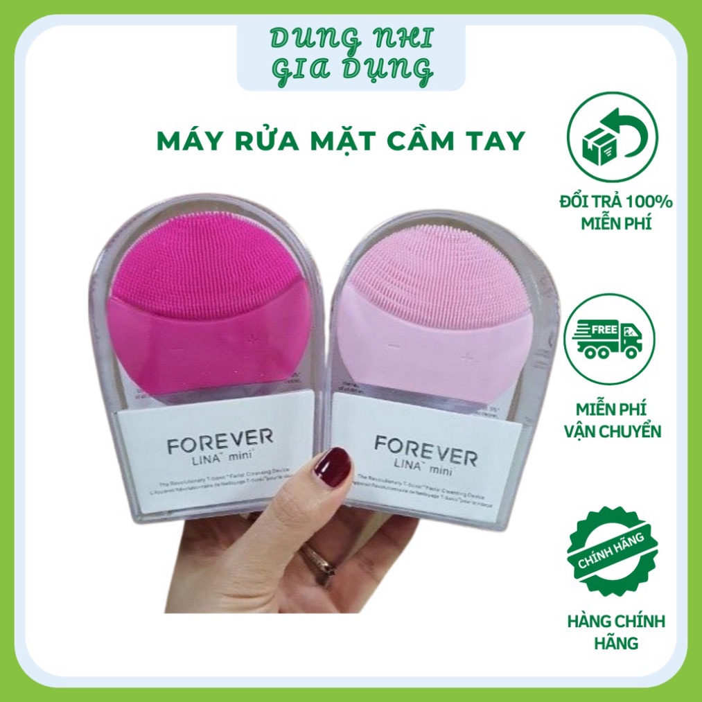 Máy rửa mặt Forever Lina Mini Tiện Dụng Máy Rửa Mặt Cầm Tay Rung Sóng Âm Gia Dụng