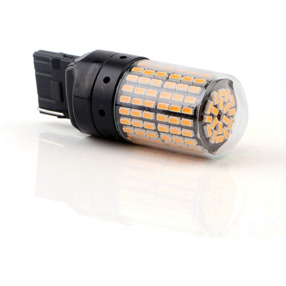 Bóng Đèn Led Chân 7440 Chip 3014 144SMD Lắp Đèn Xi Nhan Xe Ô Tô