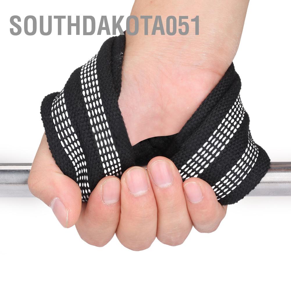 Hàng Sẵn Cặp Dây kéo lưng tập GYM-Hỗ trợ Deadlift, kéo tạ, lên xà Hình 8 Dây đeo cổ tay để kéo lên Thanh ngang Tăng lực cho phòng tập thể dục Thiết bị thể hình【Southdakota051】