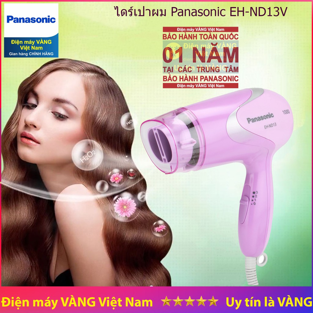Máy sấy tóc du lịch Thái Panasonic EH-ND13-V645  công suất 1000W EH-ND13-V