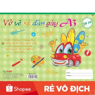 Vở vẽ xé KLONG A3; MS: 712