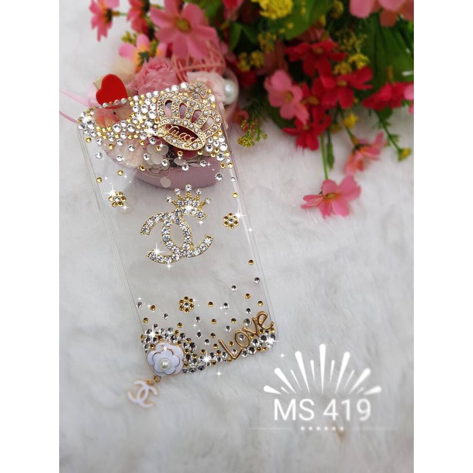 ỐP LƯNG ĐÍNH ĐÁ HANDMADE MS 419