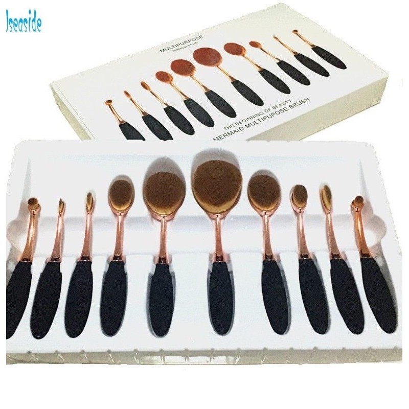 Bộ Cọ Trang Điểm 10 Cây Siêu Mềm Mịn.