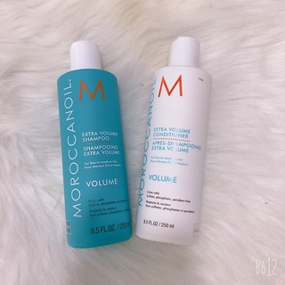DẦU GỘI XÃ TĂNG PHỒNG MOROCCANOIL EXTRA VOLUME LÀM DÀY TÓC VÀ BỒNG BỀNH TÓC UỐN 250ML*2