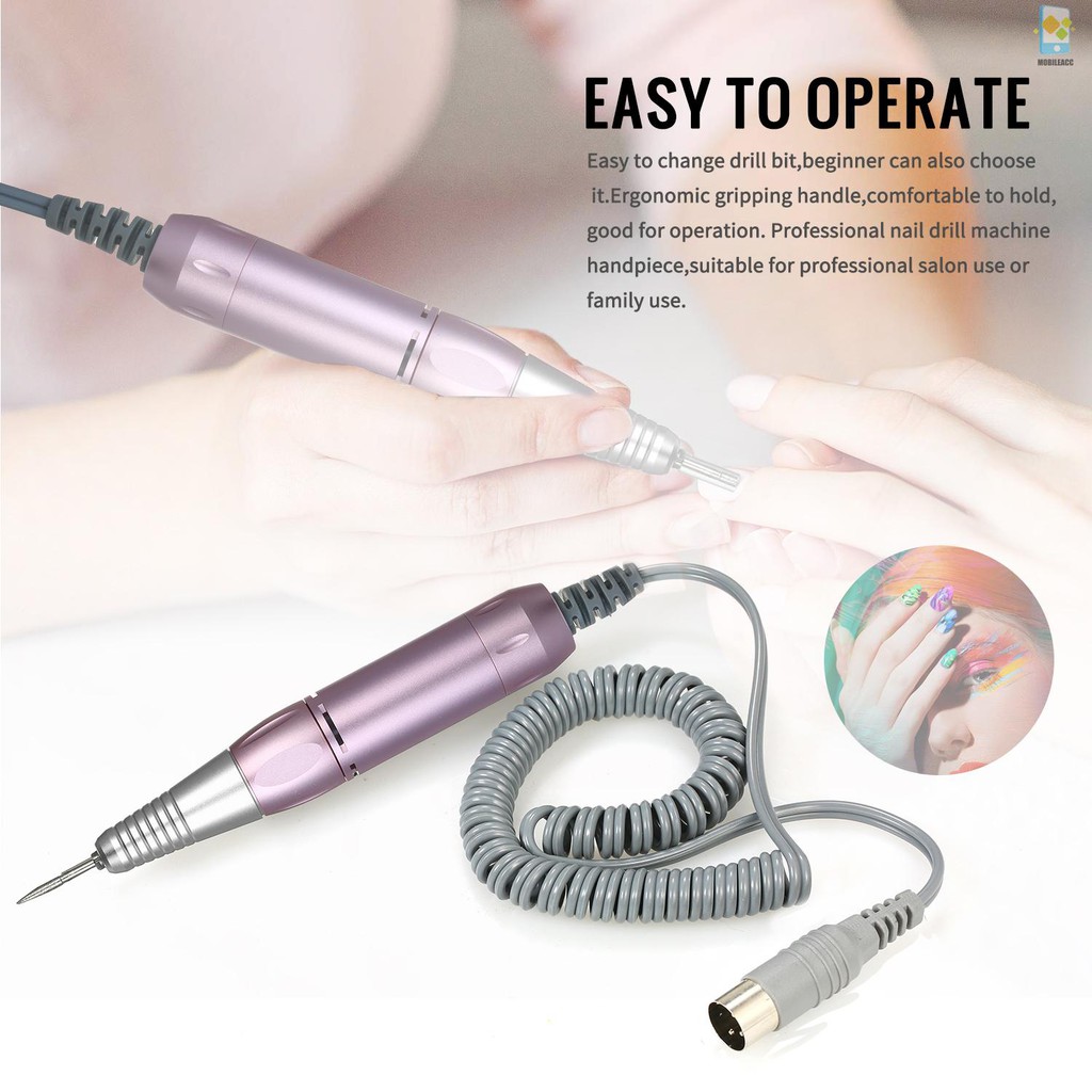 Máy Mài Móng Tay Chuyên Nghiệp Bằng Điện Màu Bạc