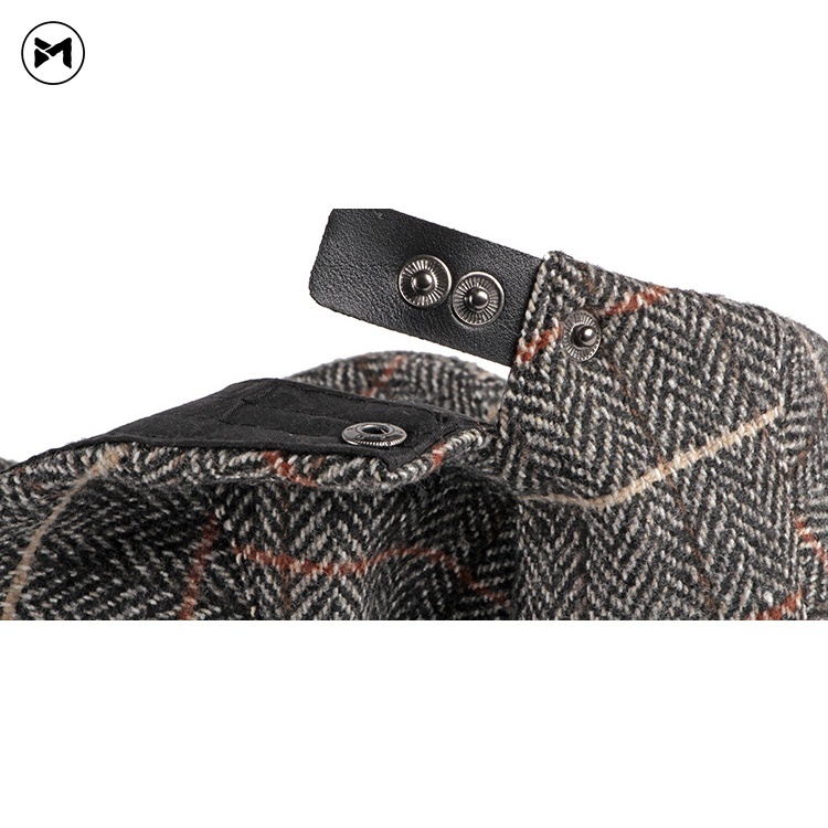 Mũ Beret Len Thiết Kế Mới Thời Trang Theo Phong Cách Anh Dành Cho Nam