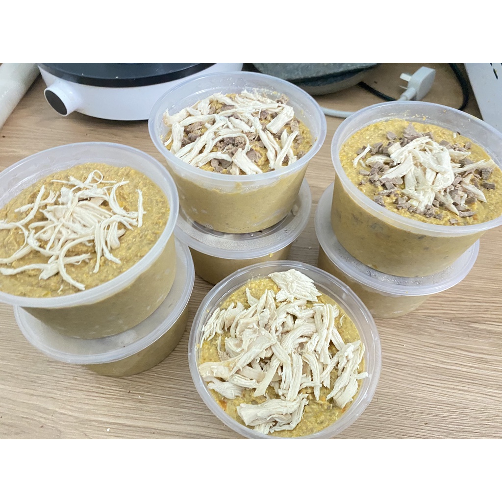 Pate Tươi Nhà Làm Dành cho Chó Mèo hộp 450GR-Không Chất Bảo Quản, Không Chất Làm Đông