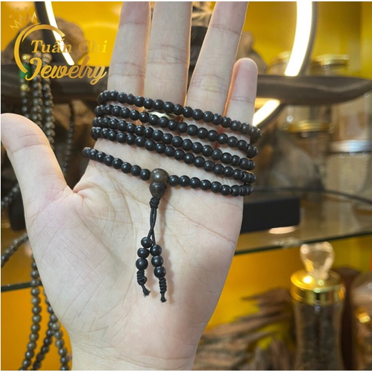 Vòng Tay Trầm Hương  Chuỗi Tràng 108 Và 216 Hạt Phong Thủy Cao Cấp, Tặng Kèm Hộp Gấm Sang Trọng