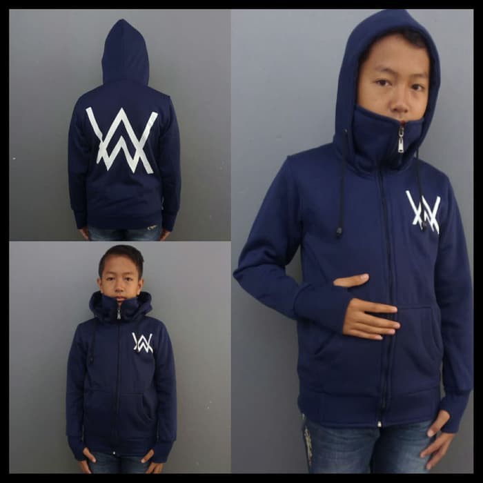 Áo Khoác Hoodie Alan Walker Cho Bé 6-12 Tuổi