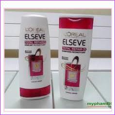 Cặp gội xả Loreal của Pháp cho mái tóc suôn mềm óng ả.