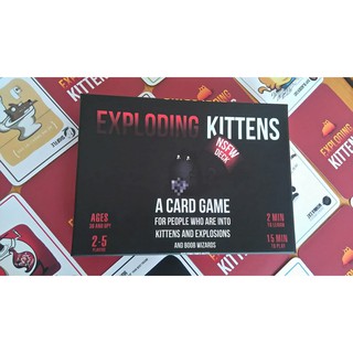 Bài mèo nổ cảm tử cơ bản Exploding Kittens (Đen)