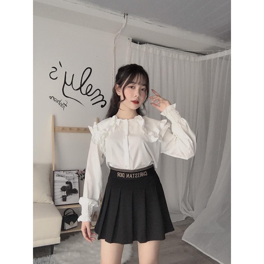 Chân váy tennis xếp ly dáng ngắn chữ A cạp chun chất Umi cao cấp phong cách trẻ trung năng động CV35