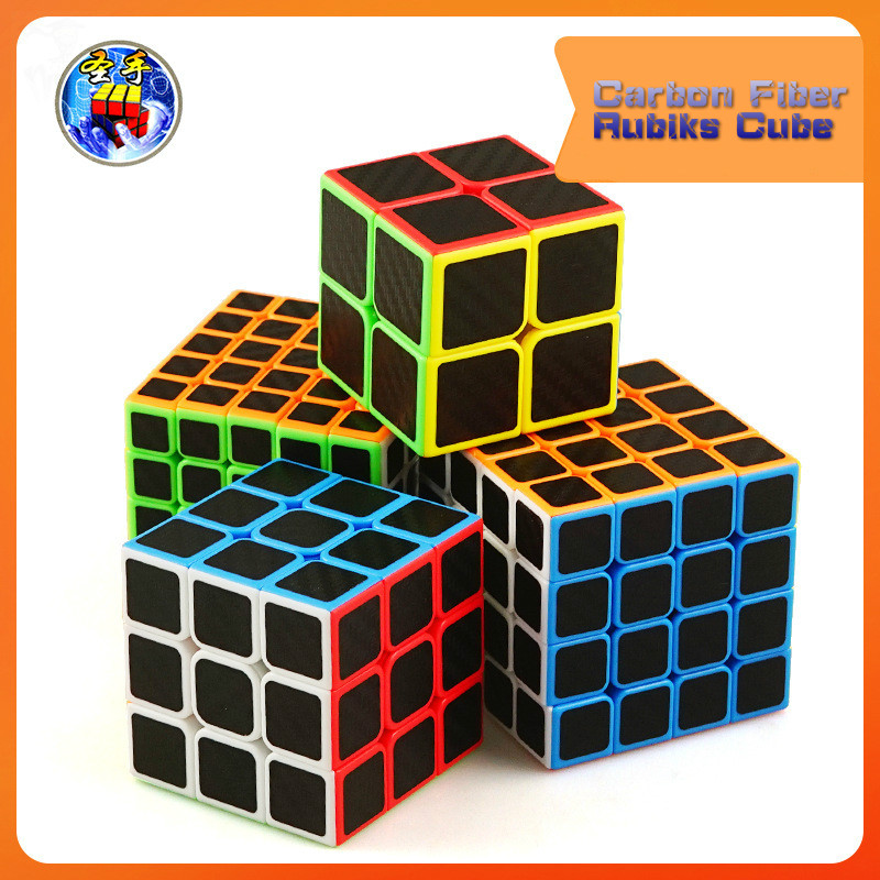 Khối Rubik Đồ Chơi Bằng Sợi Carbon 2x2 3x3 4x4 5x5