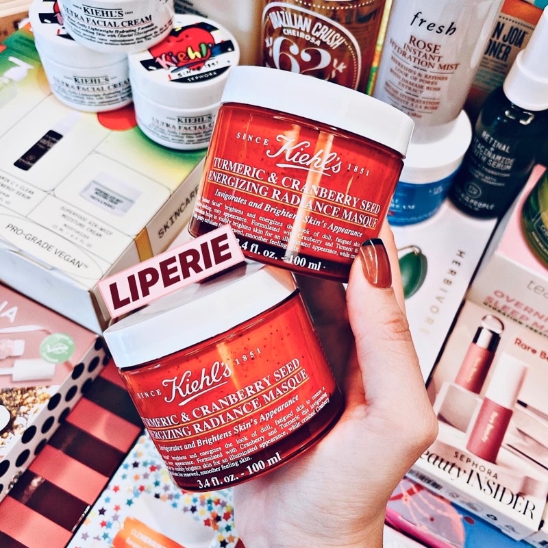 Mặt nạ nghệ Kiehl's Tumeric & Cranberry Seed Energizing Radiance Masque