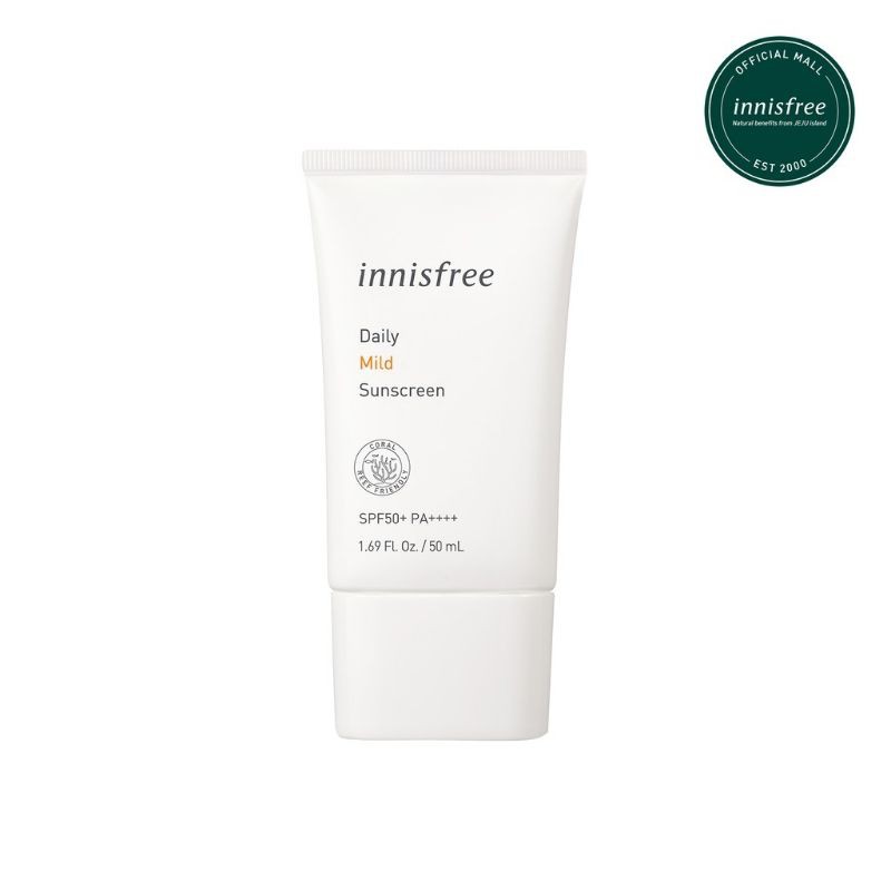 kem chống nắng hàng ngày innisfree Daily Mild Sunscreen SPF50+ PA++++ 50ml