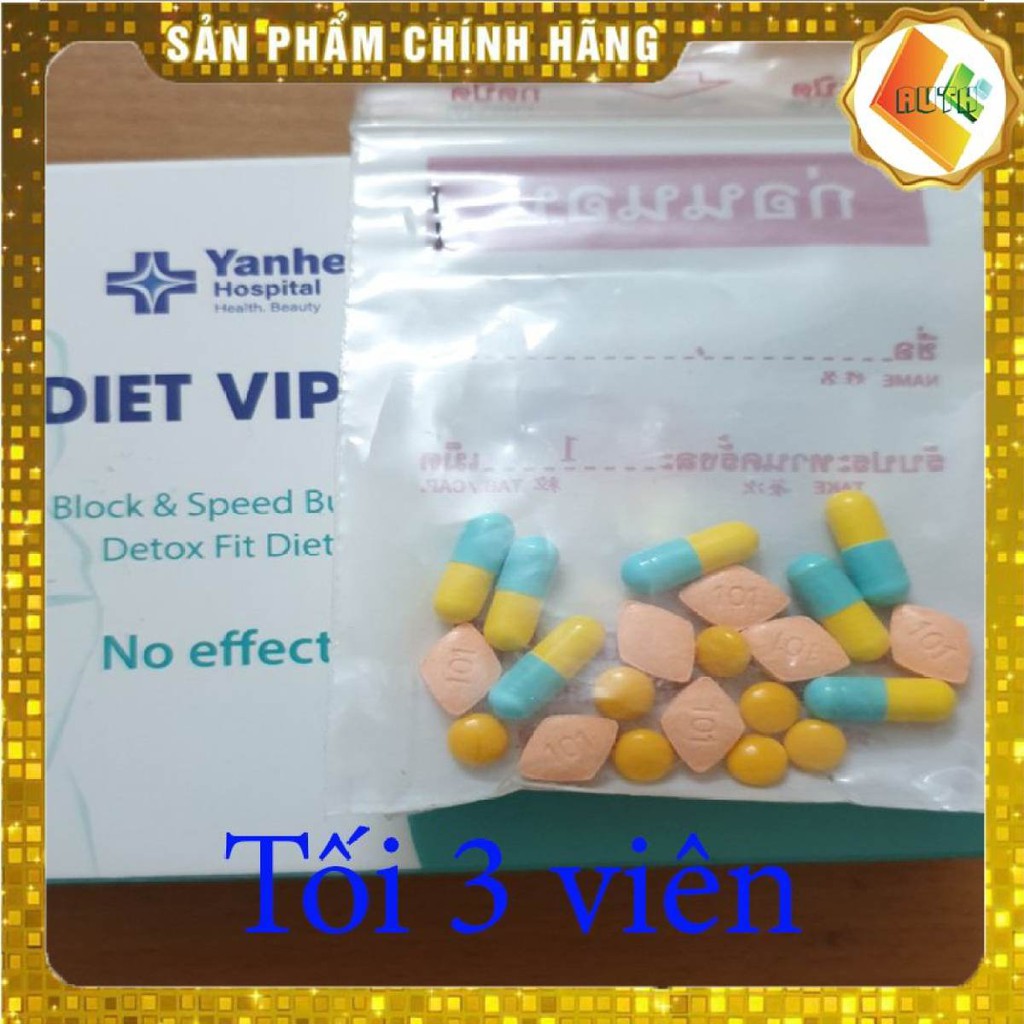 (TẶNG 20v giảm eo)_ (Combo 28 ngày) Giảm Cân Cấp Tốc VIP 7 Thái Lan