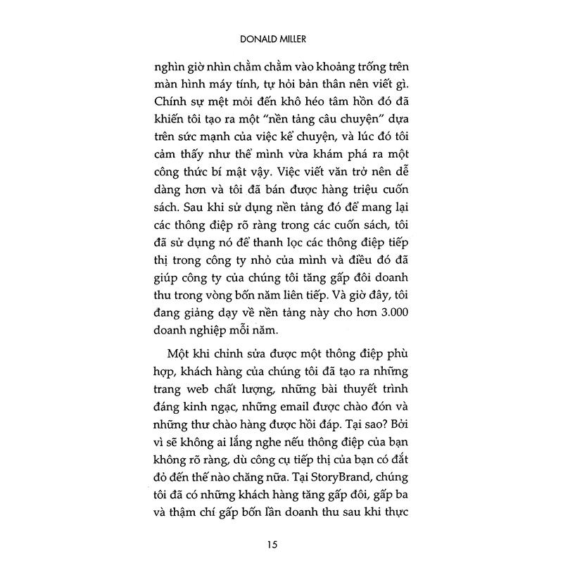 Sách - Xây Dựng Câu Chuyện Thương Hiệu (Donald Miller - 1980)